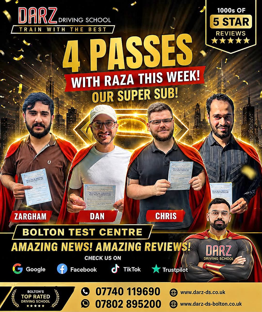 Book driving lessons | Darz driving school